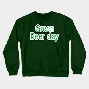 St Patricks Day Beer Elements Crewneck Sweatshirt